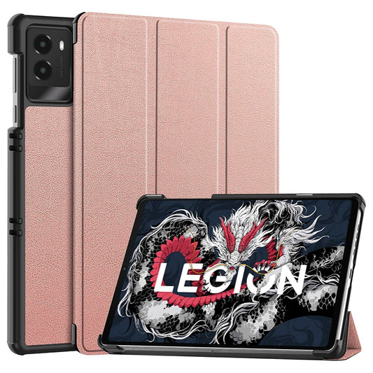 Capa para Lenovo Legion Y700 (2025), Techsuit, FoldPro, Rosa Dourado