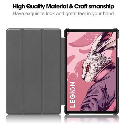 Capa para Lenovo Legion Y700 (2025), Techsuit, FoldPro, Rosa Dourado