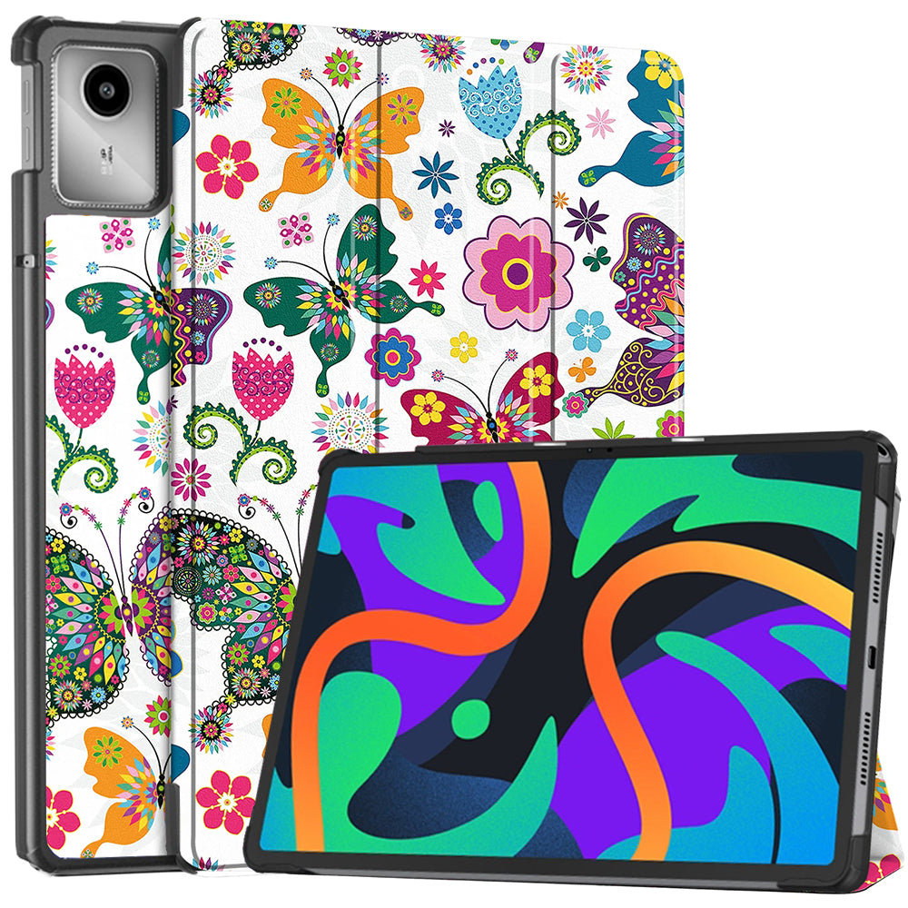 Capa para Lenovo Tab M11, Techsuit, FoldPro Butterfly, Multicolor