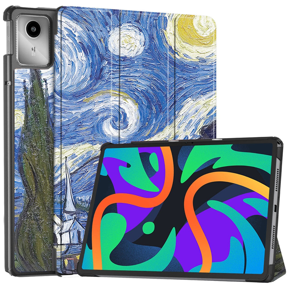 Capa para Lenovo Tab M11, Techsuit, FoldPro Starry Night, Multicolor