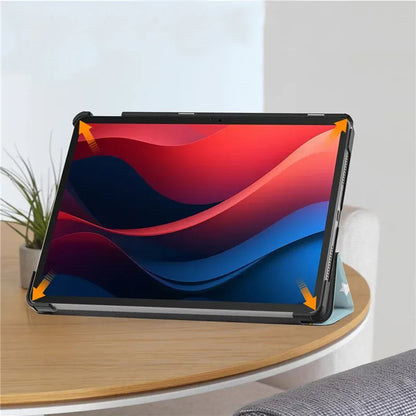 Capa para Lenovo Tab M11, Techsuit, FoldPro Unicorn, Multicolor