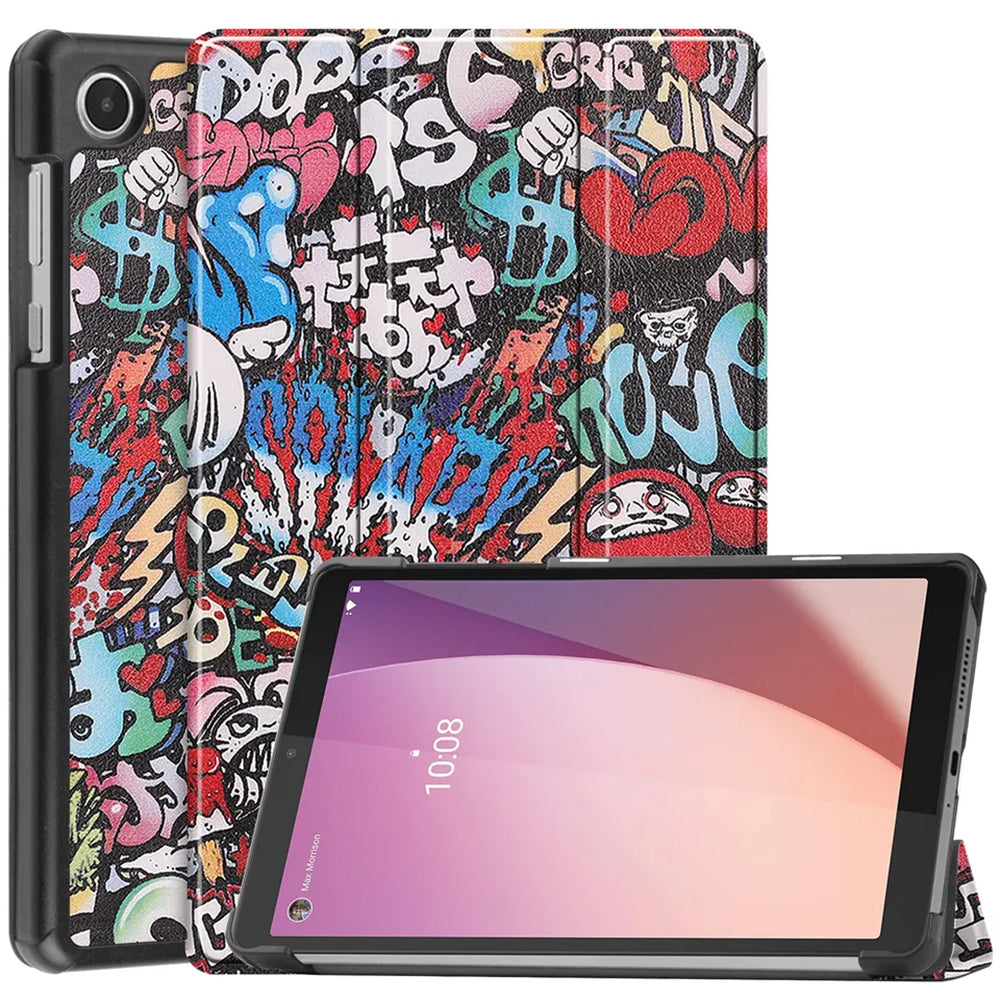 Capa para Lenovo Tab M8 (4th Gen), Techsuit, FoldPro Urban Vibe, Multicolor
