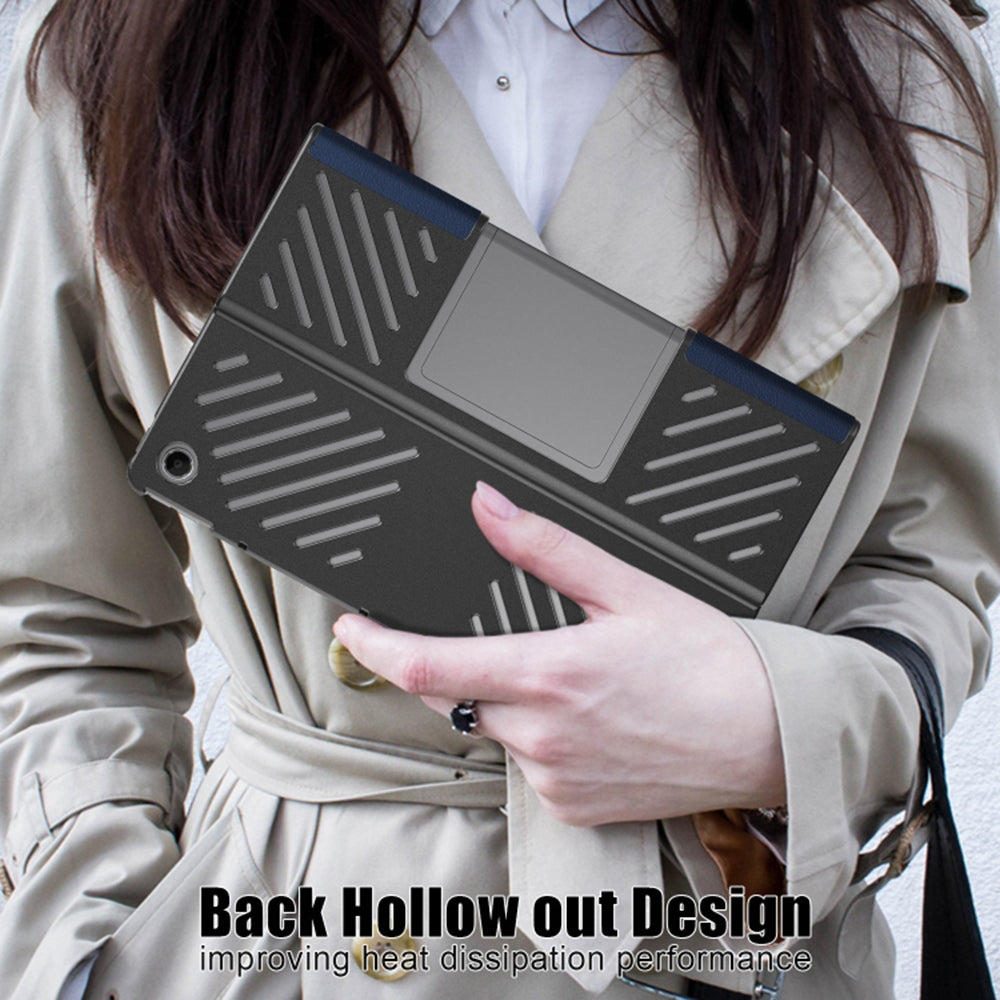 Capa para Lenovo Tab Plus 11.5 polegadas, Techsuit, FoldPro, Azul