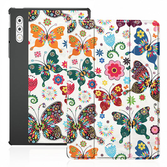 Capa para Lenovo Yoga Tab Plus, Techsuit, FoldPro Butterfly, Multicolor