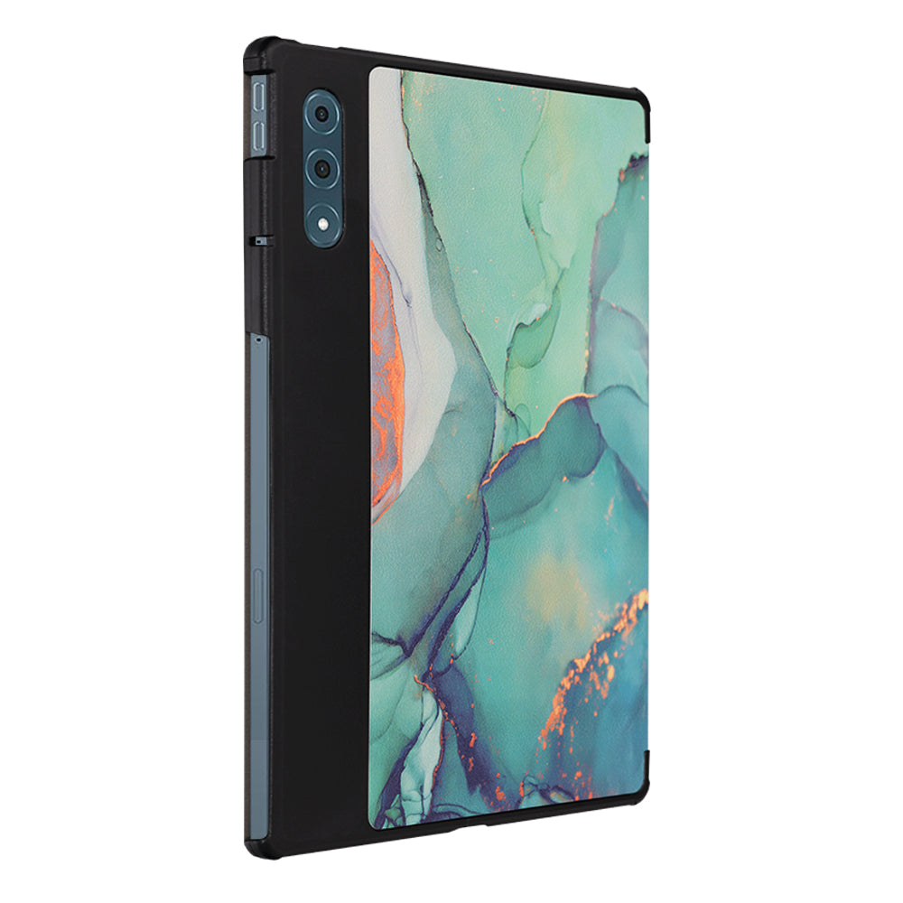 Capa para Lenovo Yoga Tab Plus, Techsuit, FoldPro Green Time, Multicolor