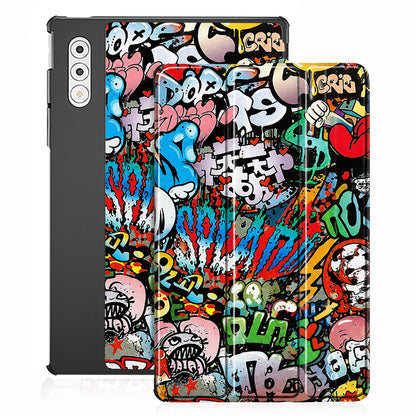 Capa para Lenovo Yoga Tab Plus, Techsuit, FoldPro Urban Vibe, Multicolor