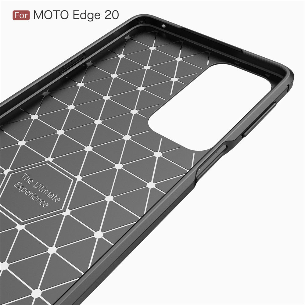 Capa para Motorola Edge 20, Techsuit, Carbono, Preta