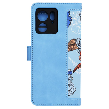Capa para Motorola Edge (2023) / Edge 40, Techsuit, FlipCraft, Azul