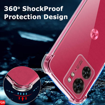 Capa para Motorola Edge (2023) / Edge 40, Techsuit, Transparente Antichoque