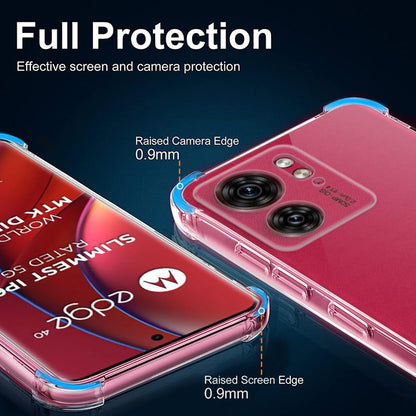 Capa para Motorola Edge (2023) / Edge 40, Techsuit, Transparente Antichoque