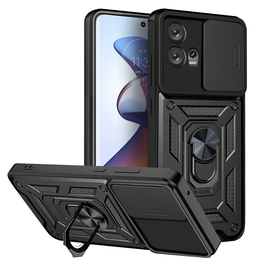 Capa para Motorola Edge 30 Fusion, Techsuit, CamShield, Preta