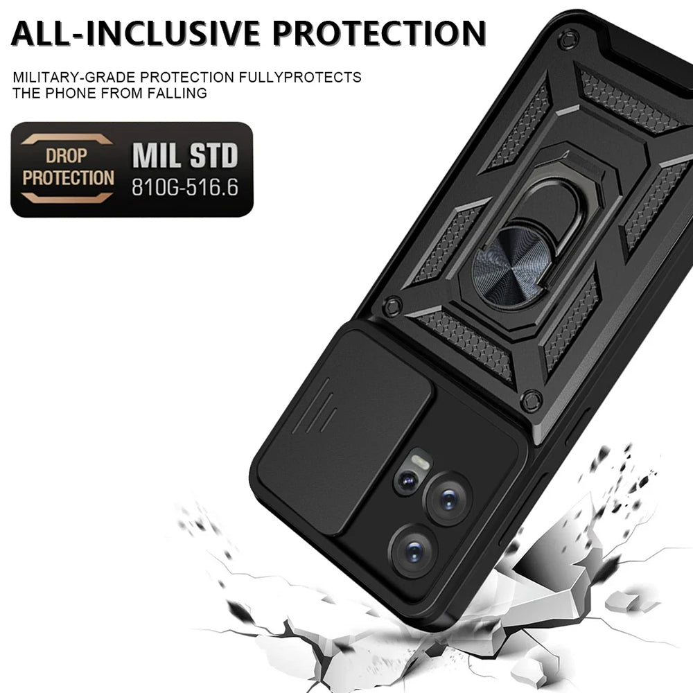 Capa para Motorola Edge 30 Fusion, Techsuit, CamShield, Preta