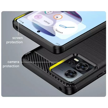 Capa para Motorola Edge 30 Fusion, Techsuit, Carbono, Preta