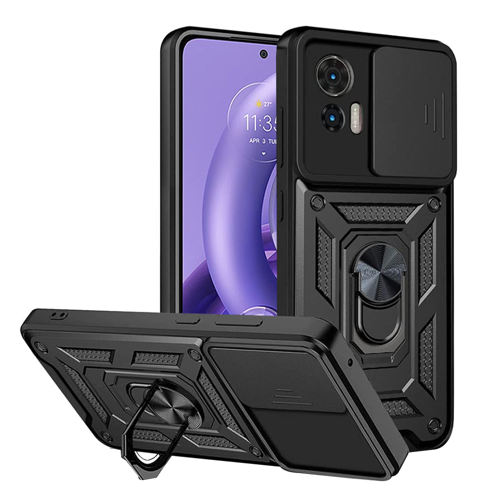 Capa para Motorola Edge 30 Neo, Techsuit, CamShield, Preta