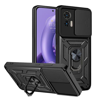 Capa para Motorola Edge 30 Neo, Techsuit, CamShield, Preta