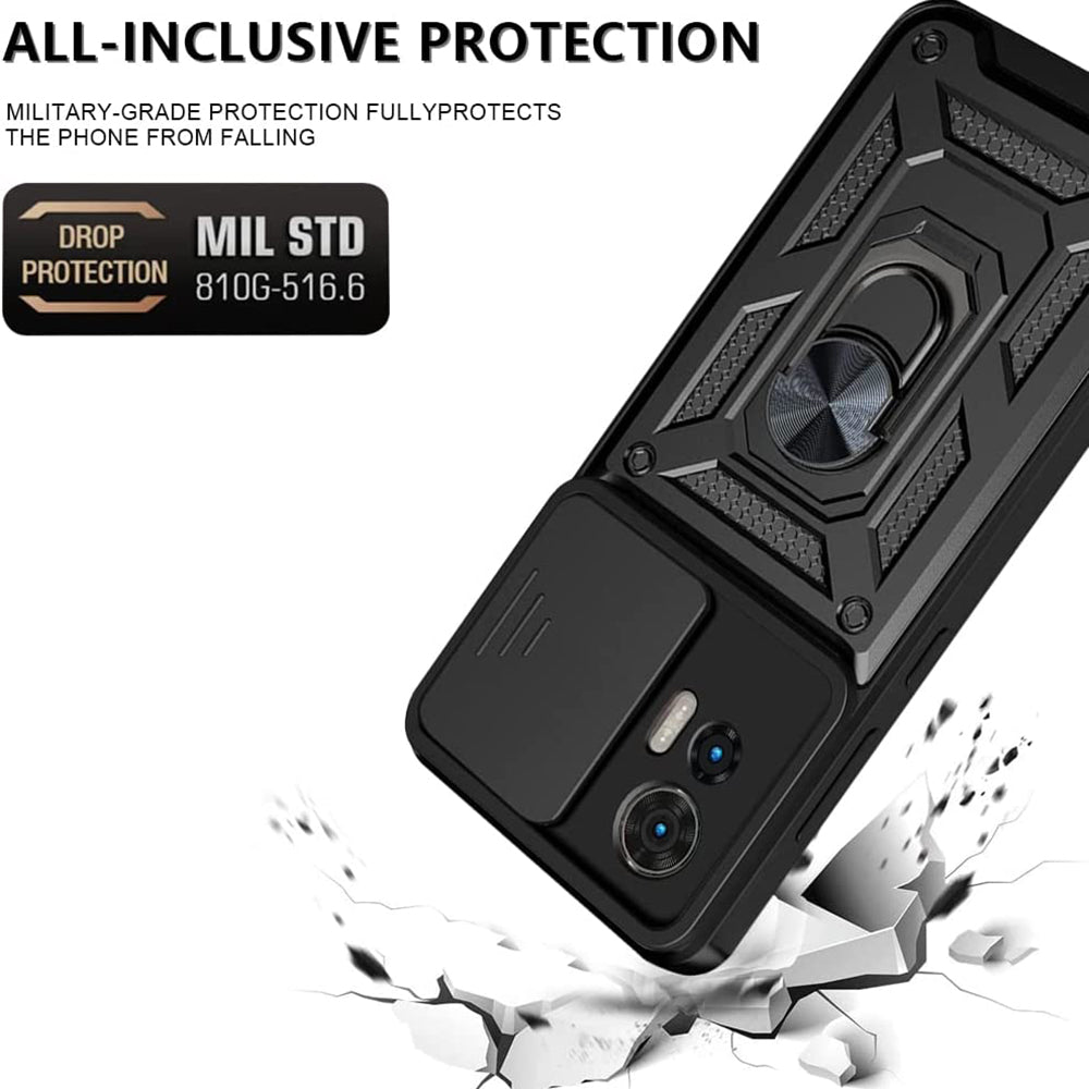 Capa para Motorola Edge 30 Neo, Techsuit, CamShield, Preta