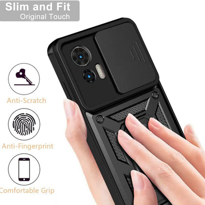 Capa para Motorola Edge 30 Neo, Techsuit, CamShield, Preta