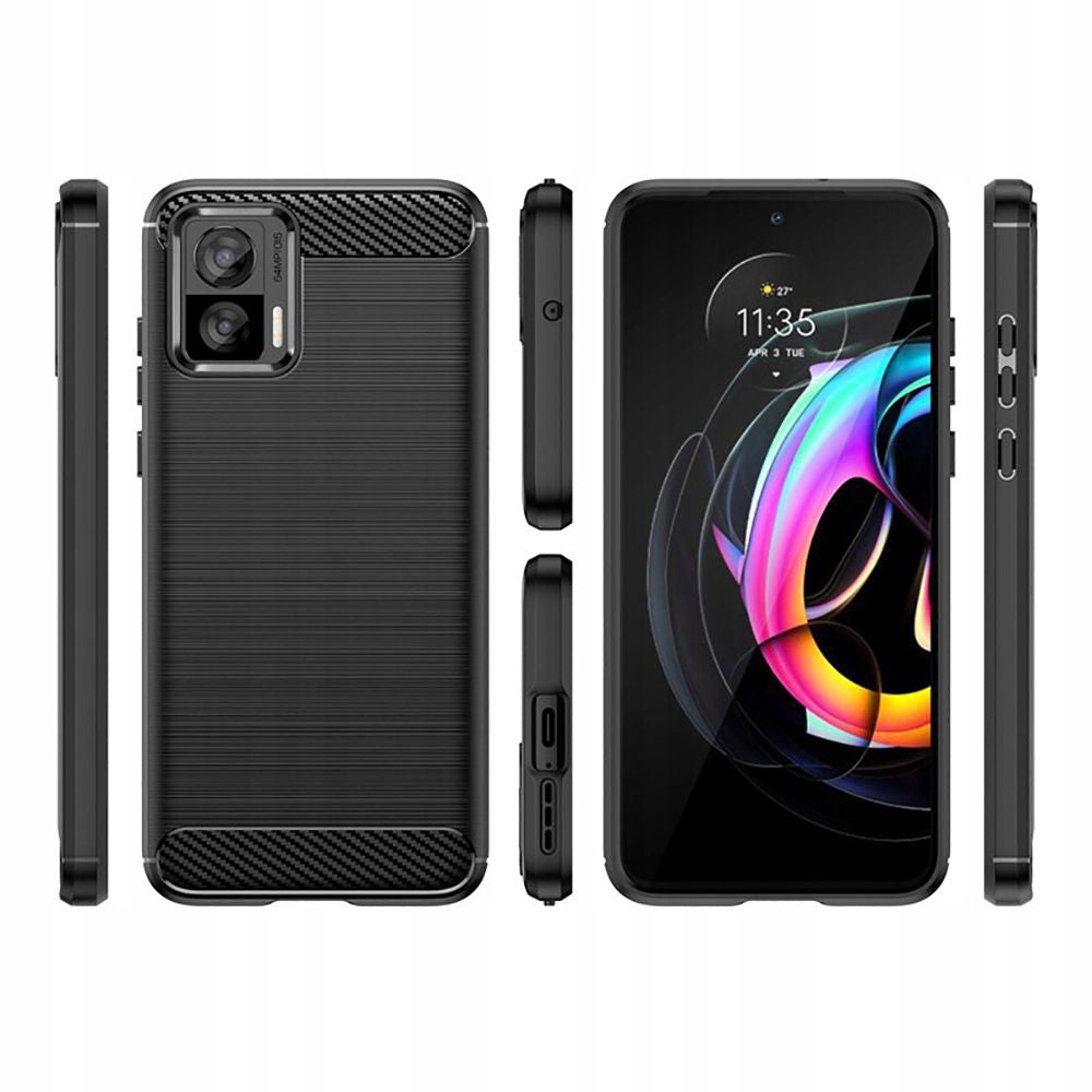 Capa para Motorola Edge 30 Neo, Techsuit, Carbono, Preta