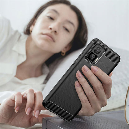 Capa para Motorola Edge 30 Neo, Techsuit, Carbono, Preta