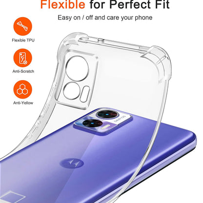 Capa para Motorola Edge 30 Neo, Techsuit, Shockproof Clear, Transparente