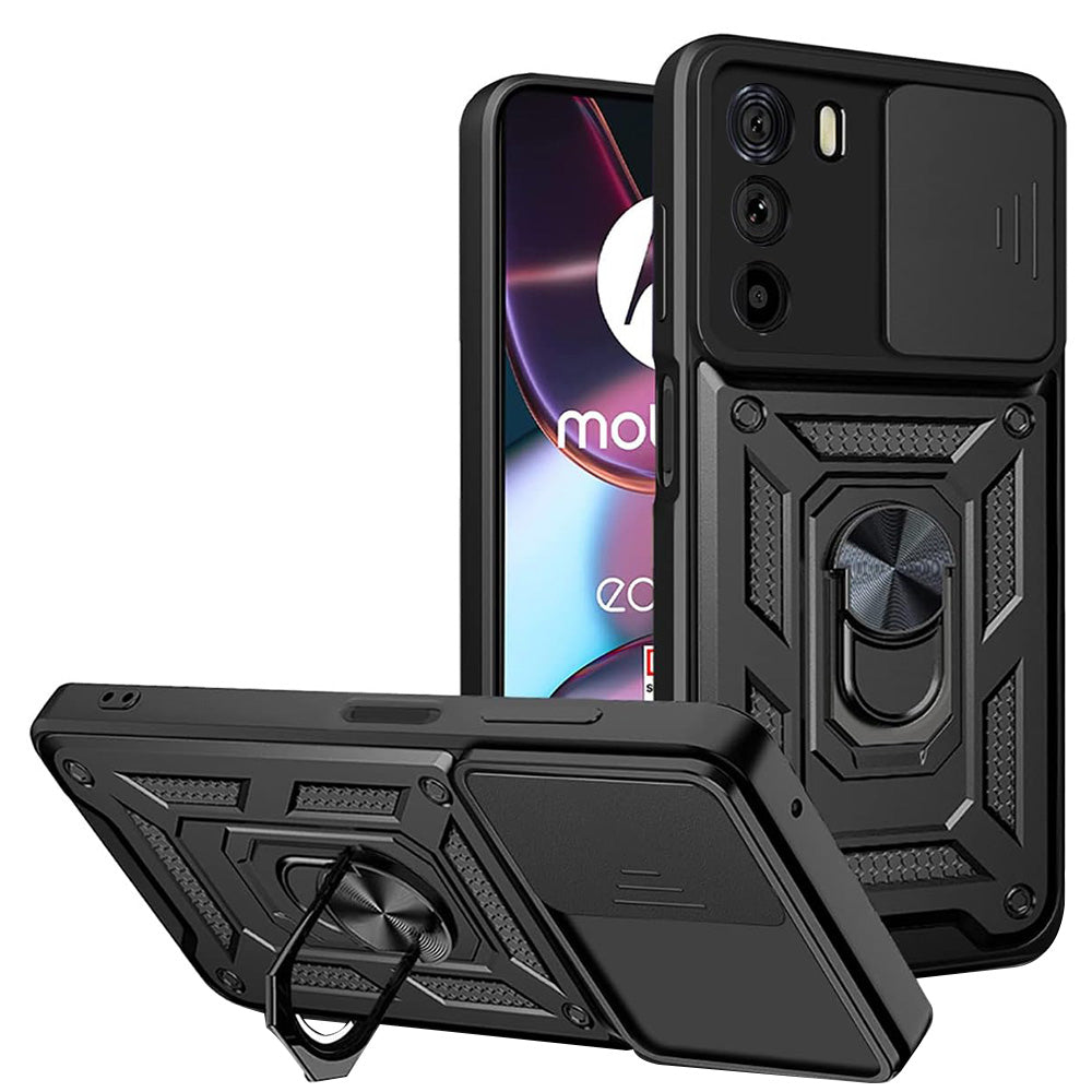 Capa para Motorola Edge 30, Techsuit, CamShield, Preta