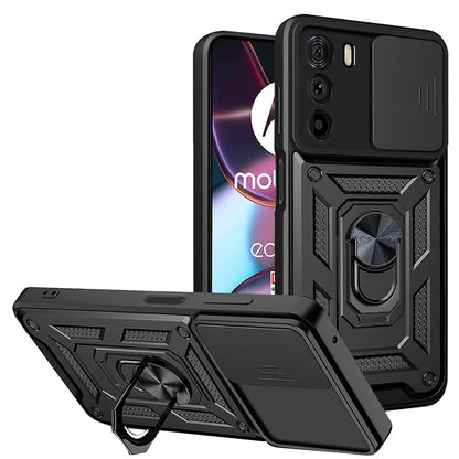 Capa para Motorola Edge 30, Techsuit, CamShield, Preta