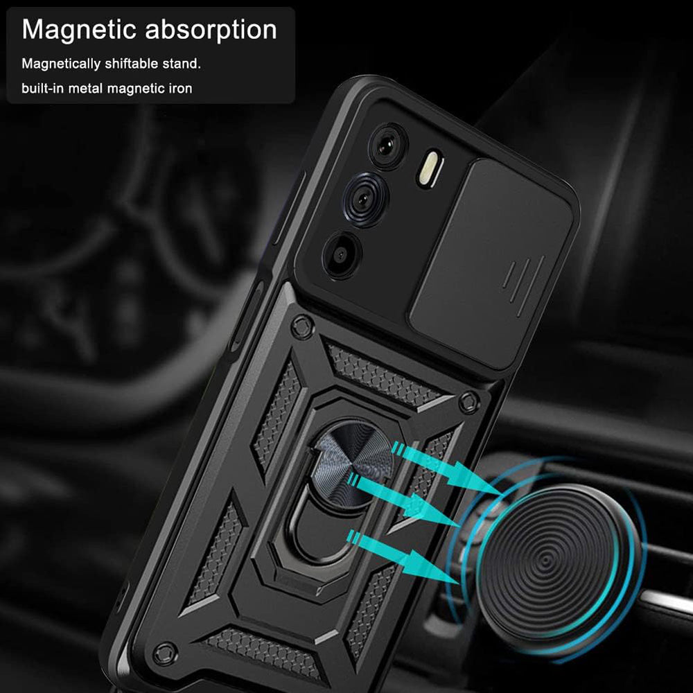 Capa para Motorola Edge 30, Techsuit, CamShield, Preta