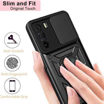 Capa para Motorola Edge 30, Techsuit, CamShield, Preta