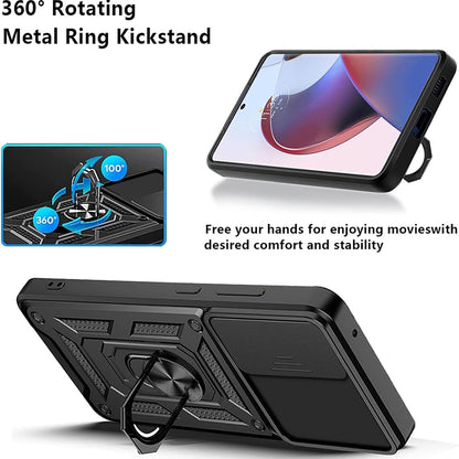 Capa para Motorola Edge 30 Ultra, Techsuit, CamShield, Preta