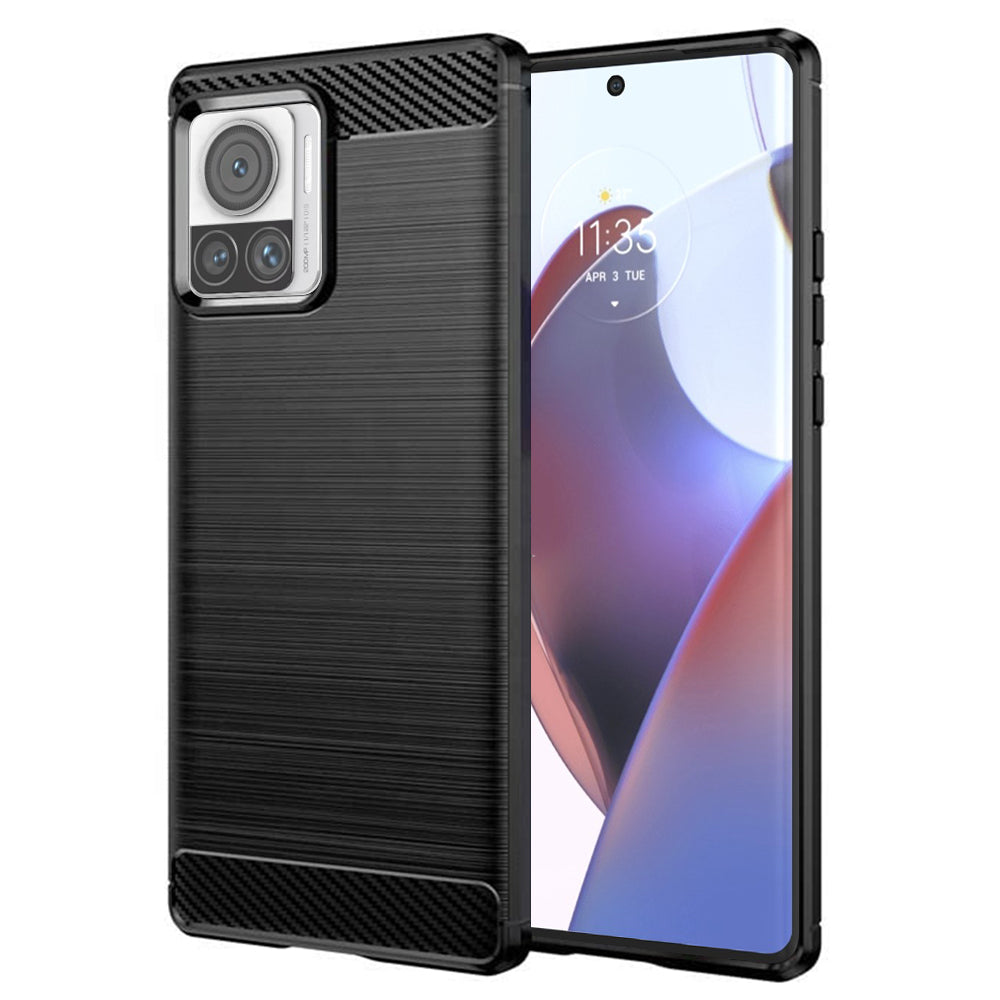 Capa para Motorola Edge 30 Ultra, Techsuit, Carbono, Preta