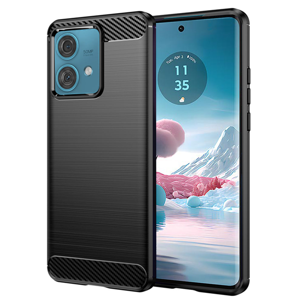 Capa para Motorola Edge 40 Neo, Techsuit, Carbono, Preta