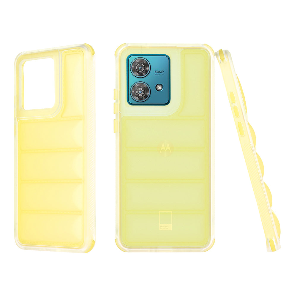 Capa para Motorola Edge 40 Neo, Techsuit, Wave Shield, Amarela