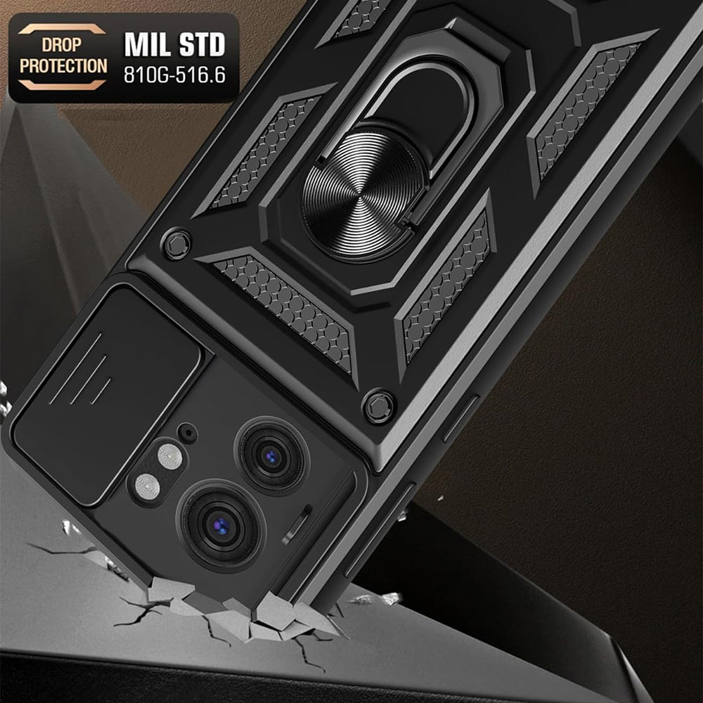 Capa para Motorola Edge 40, Techsuit, CamShield, Preta