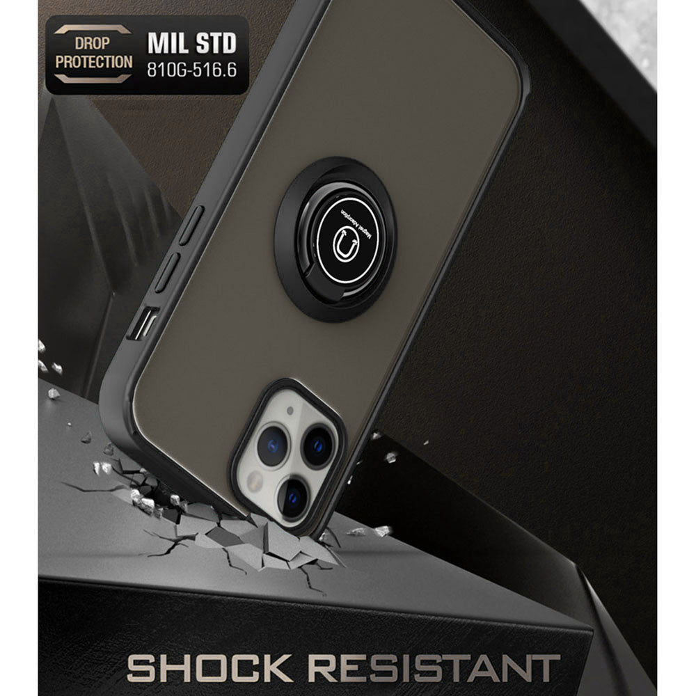 Case for Motorola Edge 40, Techsuit, Glinth, Black