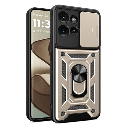 Capa para Motorola Edge 50 Fusion, Techsuit, CamShield, Dourada