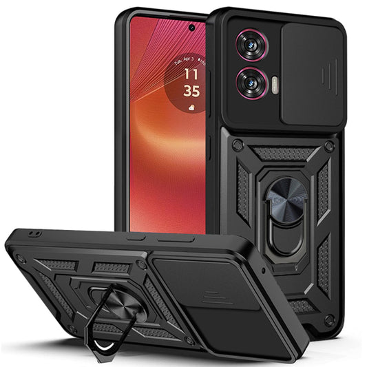 Capa para Motorola Edge 50 Fusion, Techsuit, CamShield, Preta