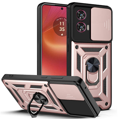 Case for Motorola Edge 50 Fusion, Techsuit, CamShield, Pink