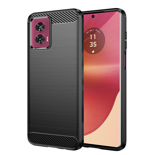 Capa para Motorola Edge 50 Fusion, Techsuit, Carbono, Preta