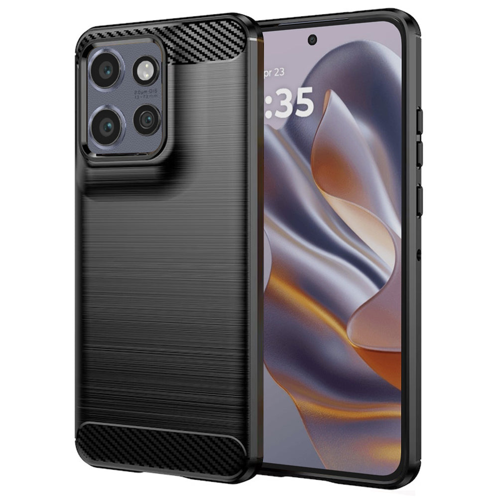 Capa para Motorola Edge 50 Neo, Techsuit, Carbono, Preta