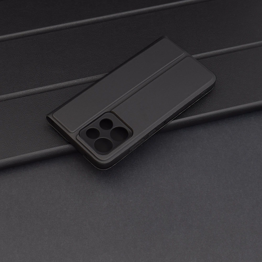 Capa para Motorola Edge 50 Neo, Techsuit, Magskin Book, Preta
