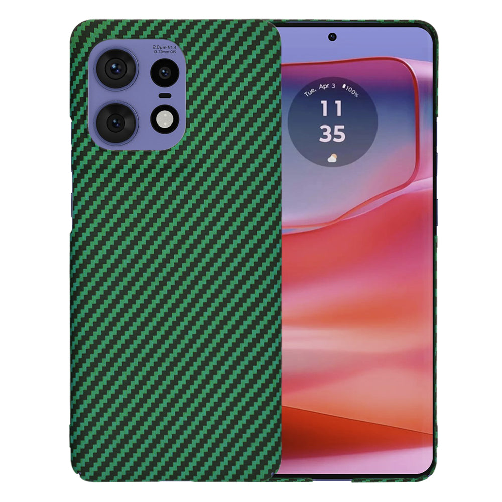 Capa para Motorola Edge 50 Pro, Techsuit, Carbonite FiberShell, Verde