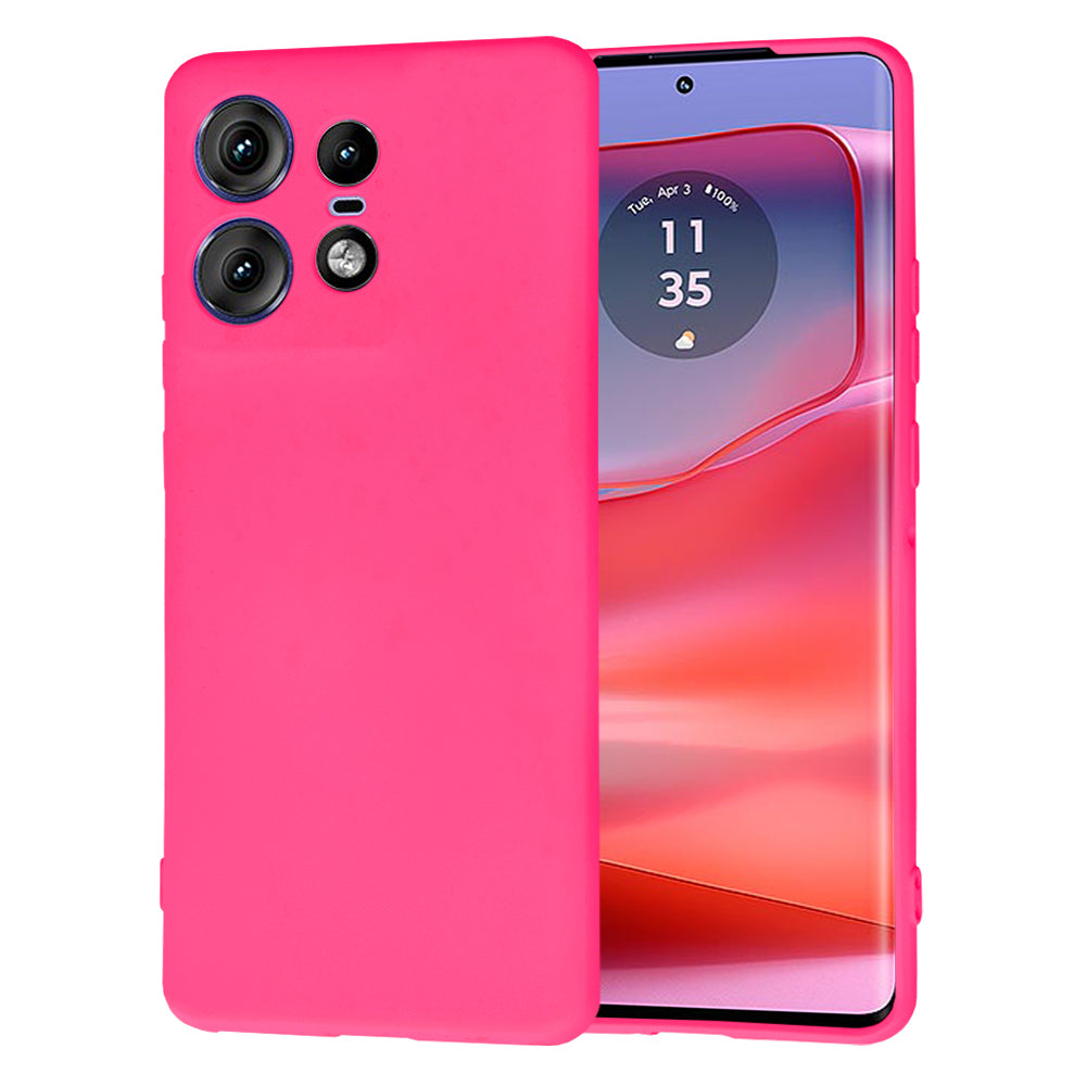 Capa para Motorola Edge 50 Pro, Techsuit, SoftFlex, Rosa Escuro