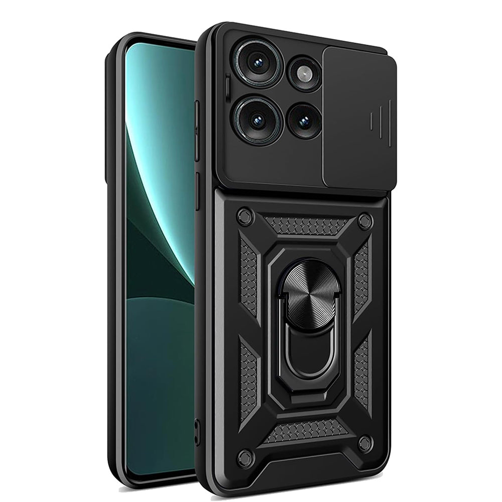 Capa para Motorola Edge 50, Techsuit, CamShield, Preta