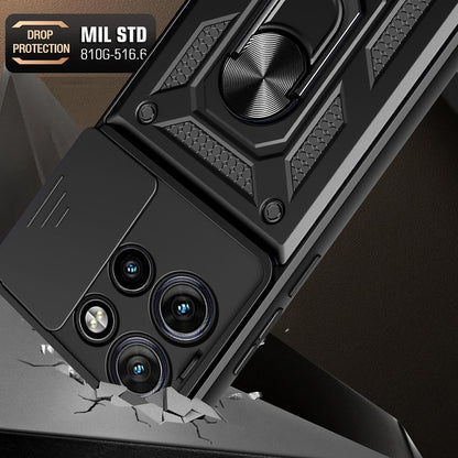 Capa para Motorola Edge 50, Techsuit, CamShield, Preta