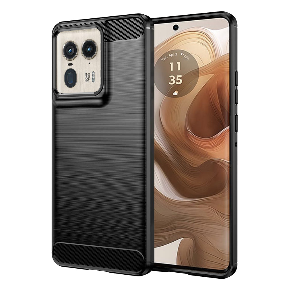 Capa para Motorola Edge 50 Ultra, Techsuit, Carbono, Preta