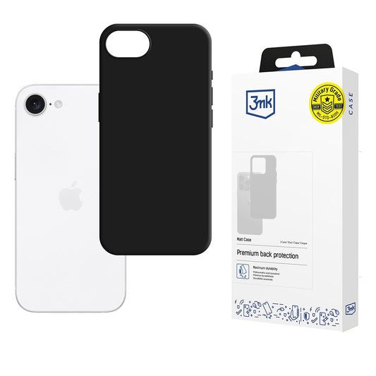 Capa para Motorola Edge 60 Fusion / Edge 60, 3MK, Preto Fosco