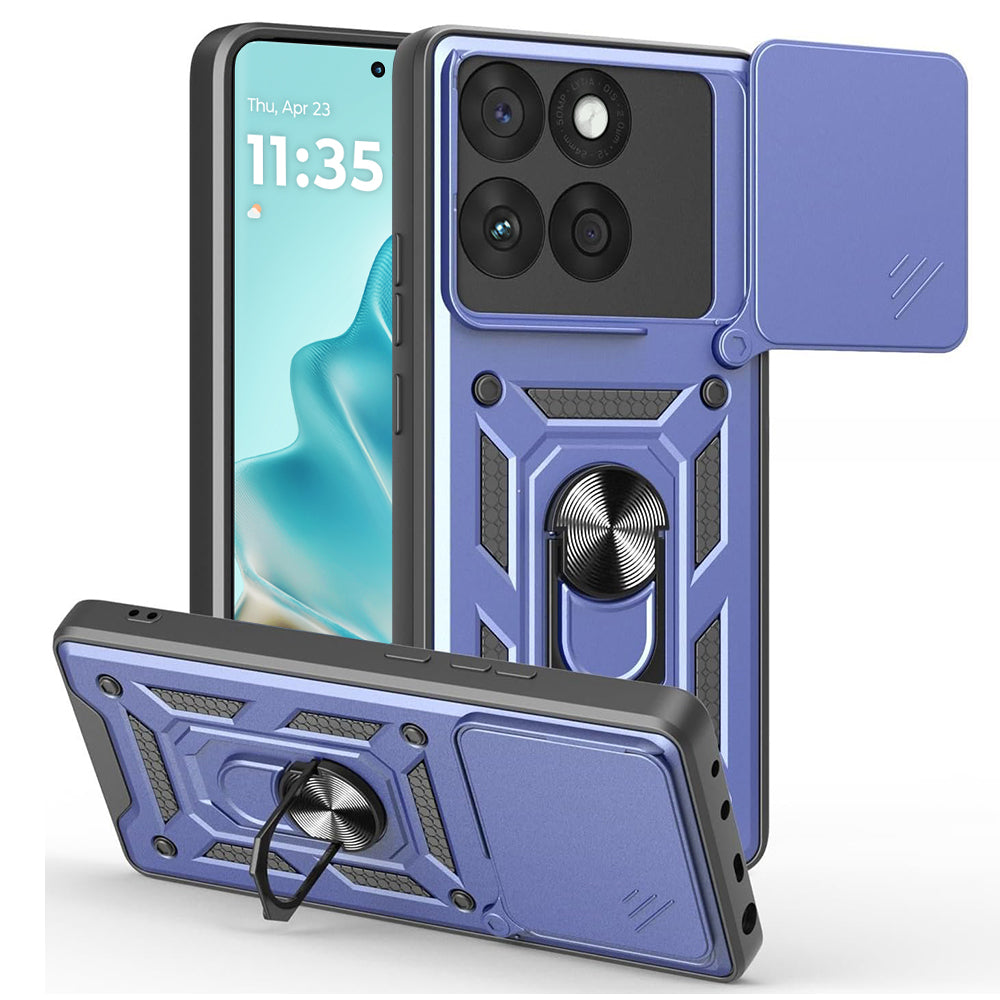 Capa para Motorola Edge 60 Fusion / Edge 60, Techsuit, CamShield, Azul