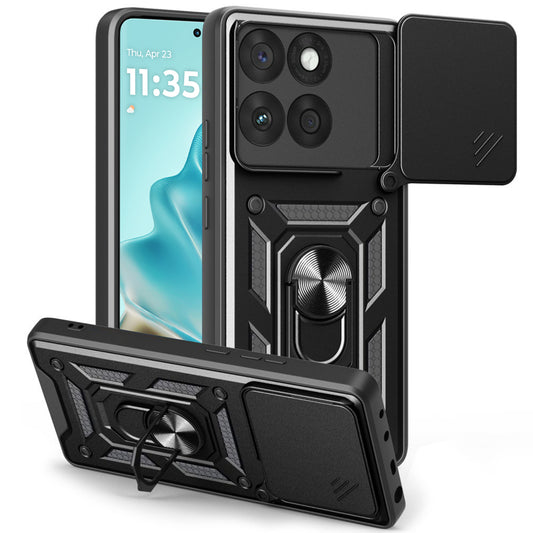 Capa para Motorola Edge 60 Fusion / Edge 60, Techsuit, CamShield, Preta