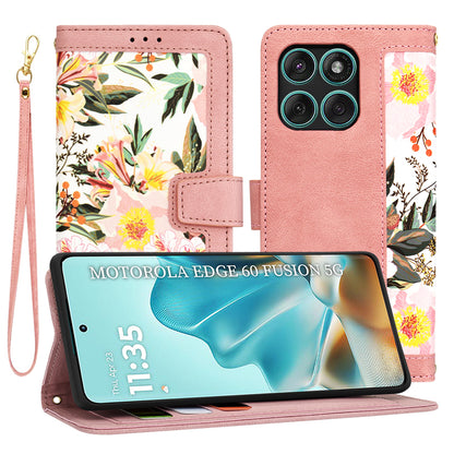 Capa para Motorola Edge 60 Fusion / Edge 60, Techsuit, FlipCraft, Rosa