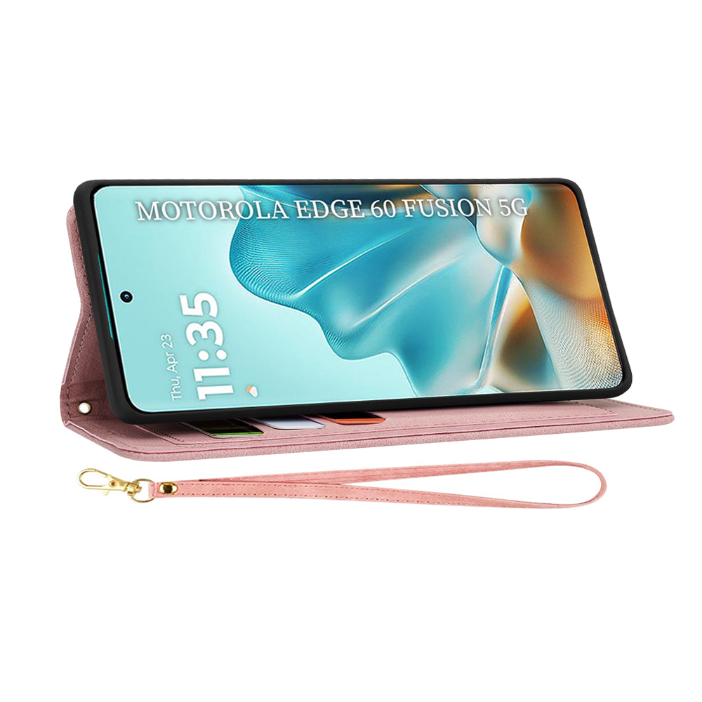 Capa para Motorola Edge 60 Fusion / Edge 60, Techsuit, FlipCraft, Rosa